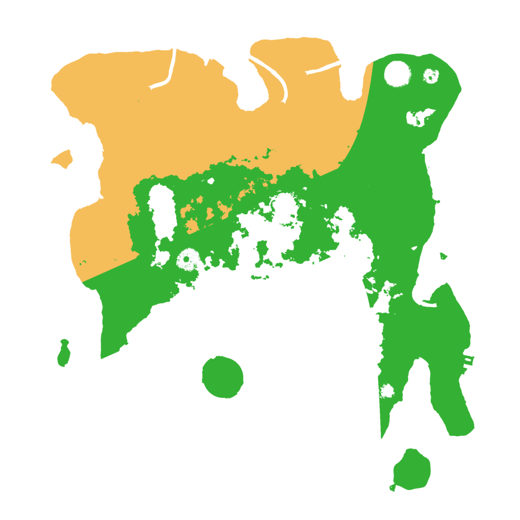 Biome Rust Map: Procedural Map, Size: 3500, Seed: 276728025