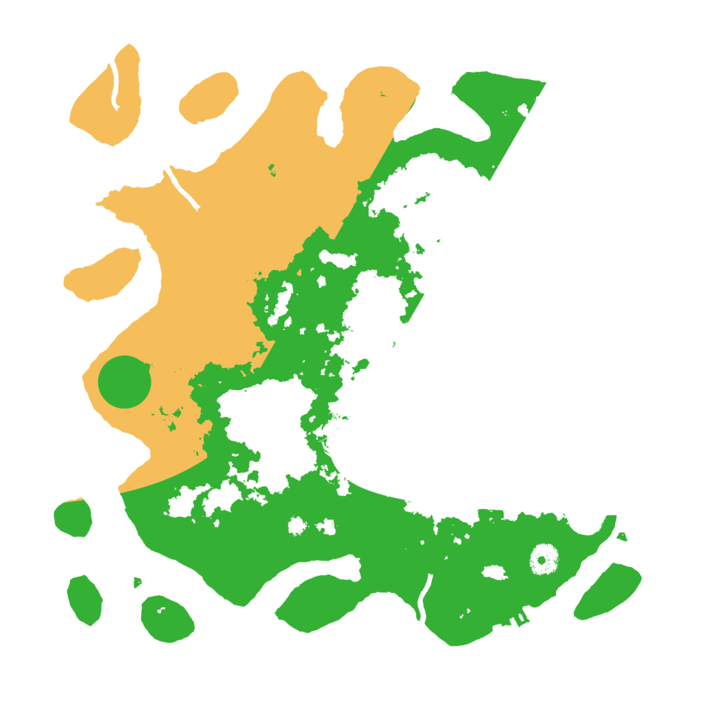 Biome Rust Map: Procedural Map, Size: 3500, Seed: 69534786