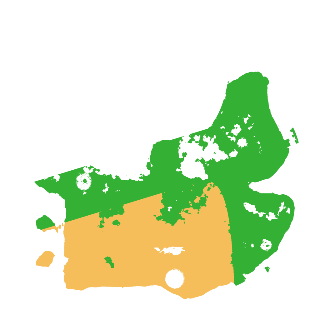 Biome Rust Map: Procedural Map, Size: 3000, Seed: 21003