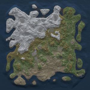 Thumbnail Rust Map: Procedural Map, Size: 4500, Seed: 4122321, 18 Monuments