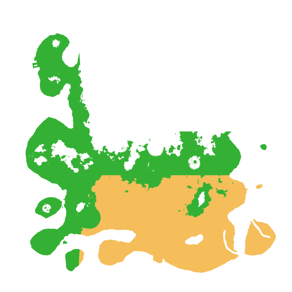 Biome Rust Map: Procedural Map, Size: 3500, Seed: 85672358