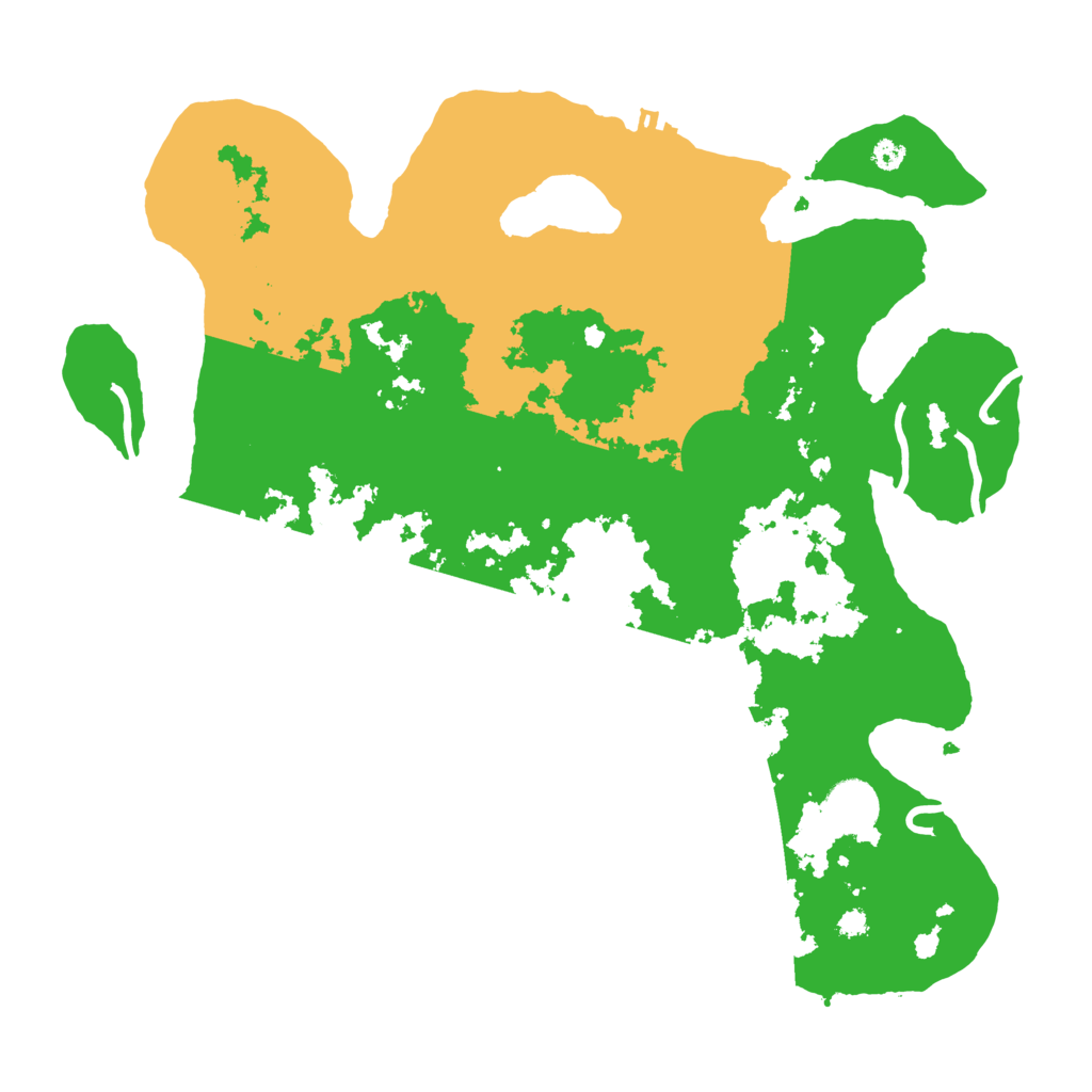 Biome Rust Map: Procedural Map, Size: 3555, Seed: 2147483647