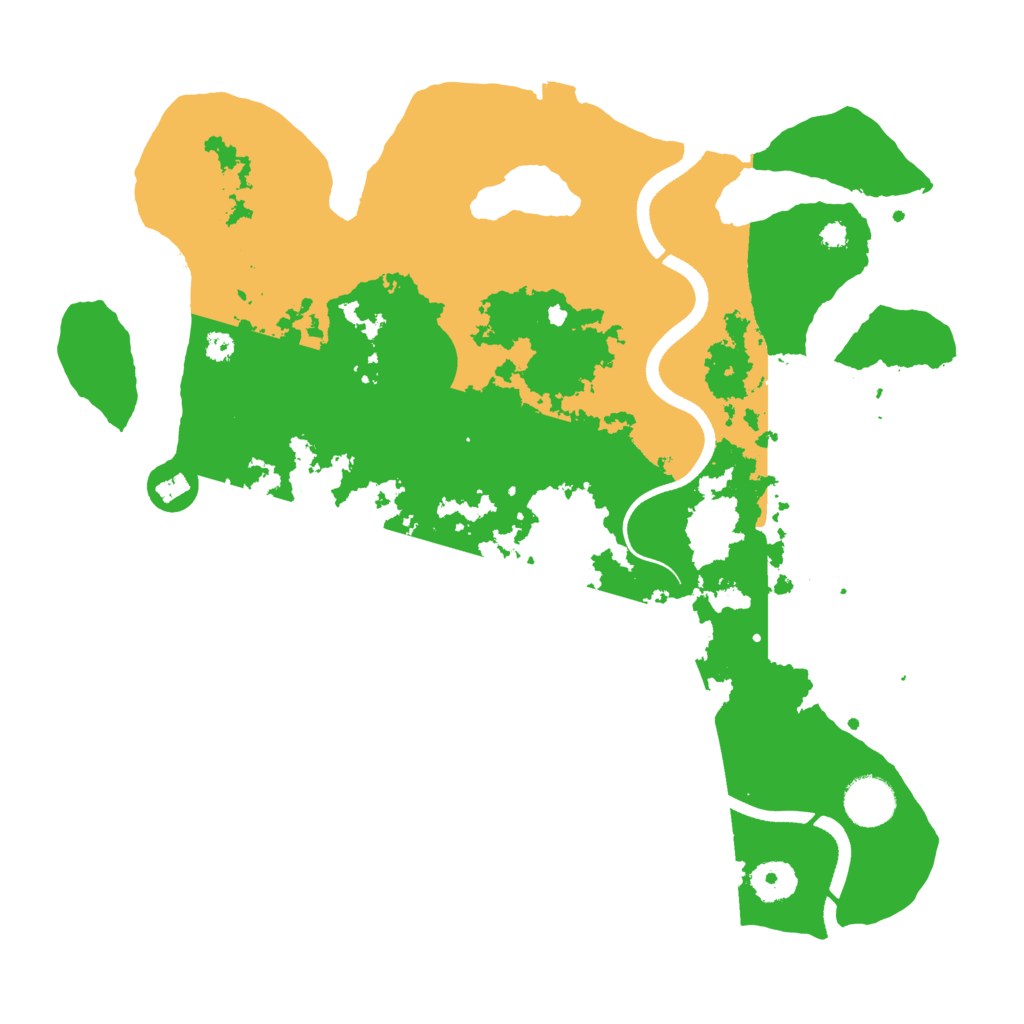 Biome Rust Map: Procedural Map, Size: 3555, Seed: 2147483647