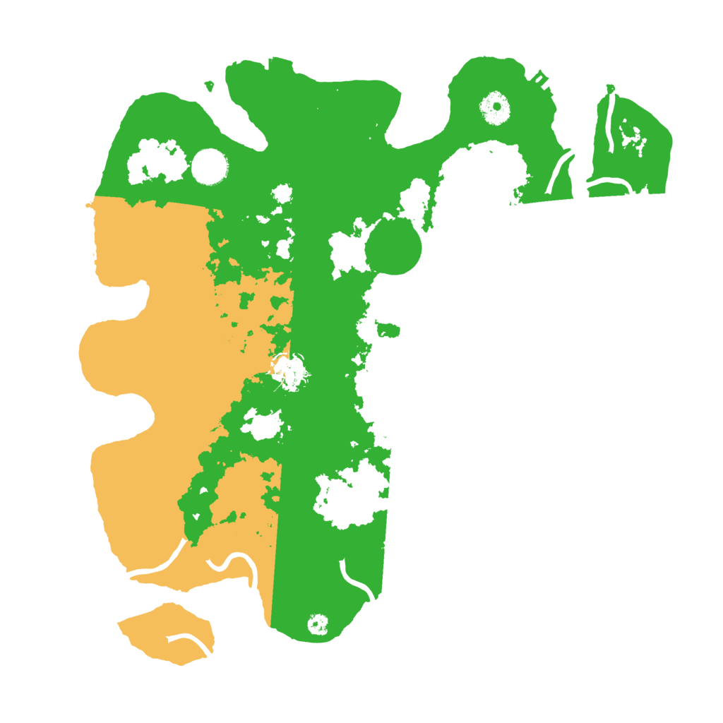 Biome Rust Map: Procedural Map, Size: 3500, Seed: 1150792615