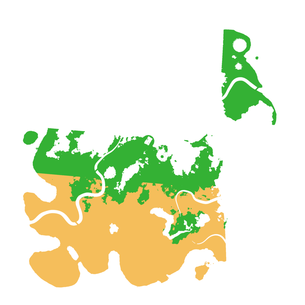 Biome Rust Map: Procedural Map, Size: 4000, Seed: 993188443