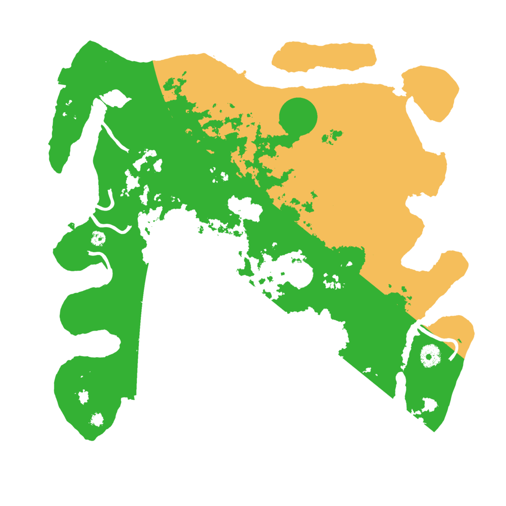 Biome Rust Map: Procedural Map, Size: 3500, Seed: 8571268