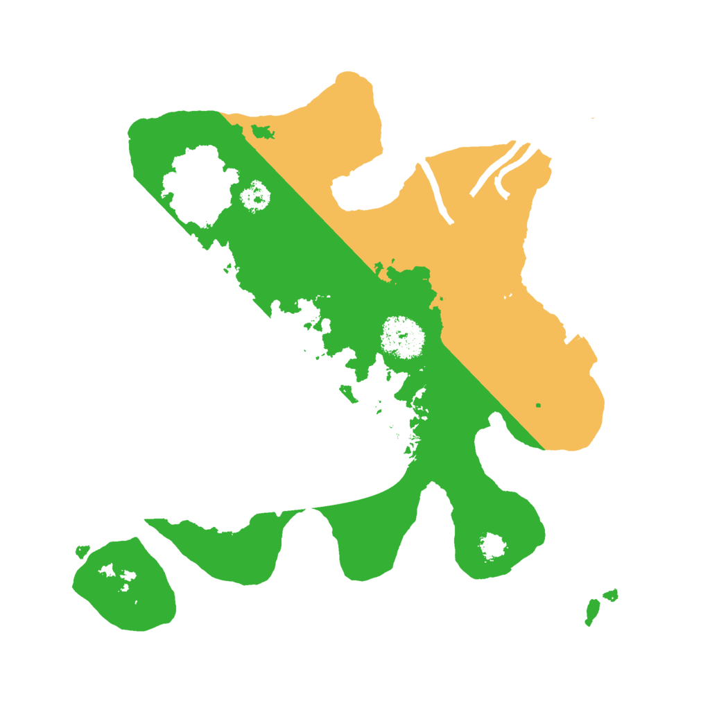 Biome Rust Map: Procedural Map, Size: 2500, Seed: 914702