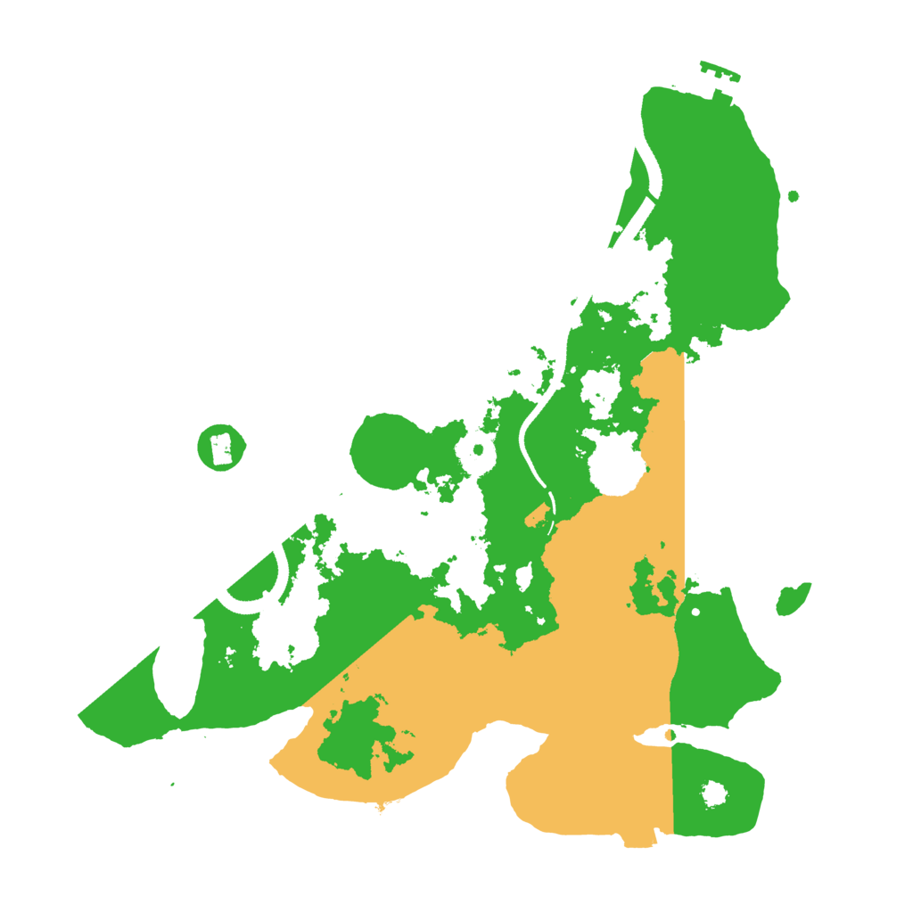 Biome Rust Map: Procedural Map, Size: 3250, Seed: 55555