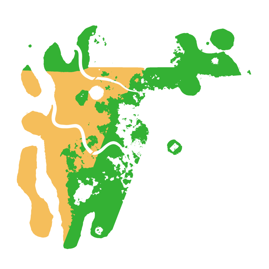 Biome Rust Map: Procedural Map, Size: 3500, Seed: 1768695470