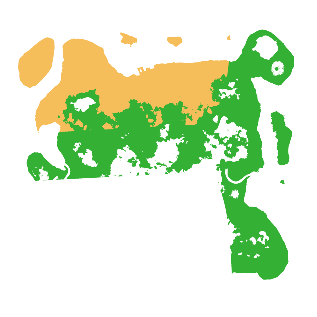 Biome Rust Map: Procedural Map, Size: 3500, Seed: 346847971