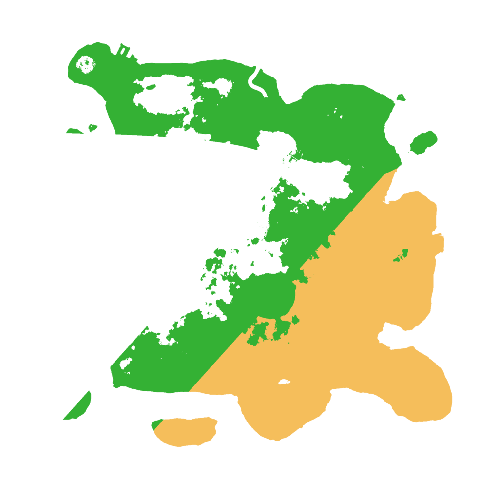 Biome Rust Map: Procedural Map, Size: 3000, Seed: 17499