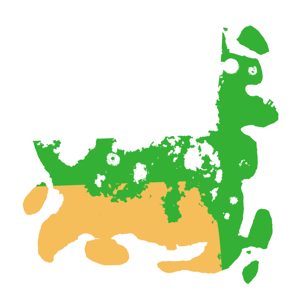 Biome Rust Map: Procedural Map, Size: 3500, Seed: 1769615797