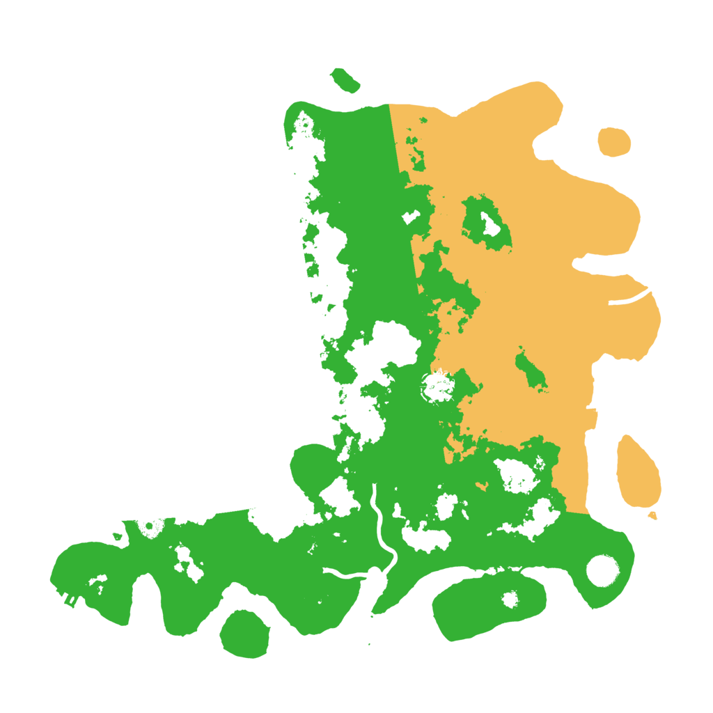 Biome Rust Map: Procedural Map, Size: 4000, Seed: 55111155