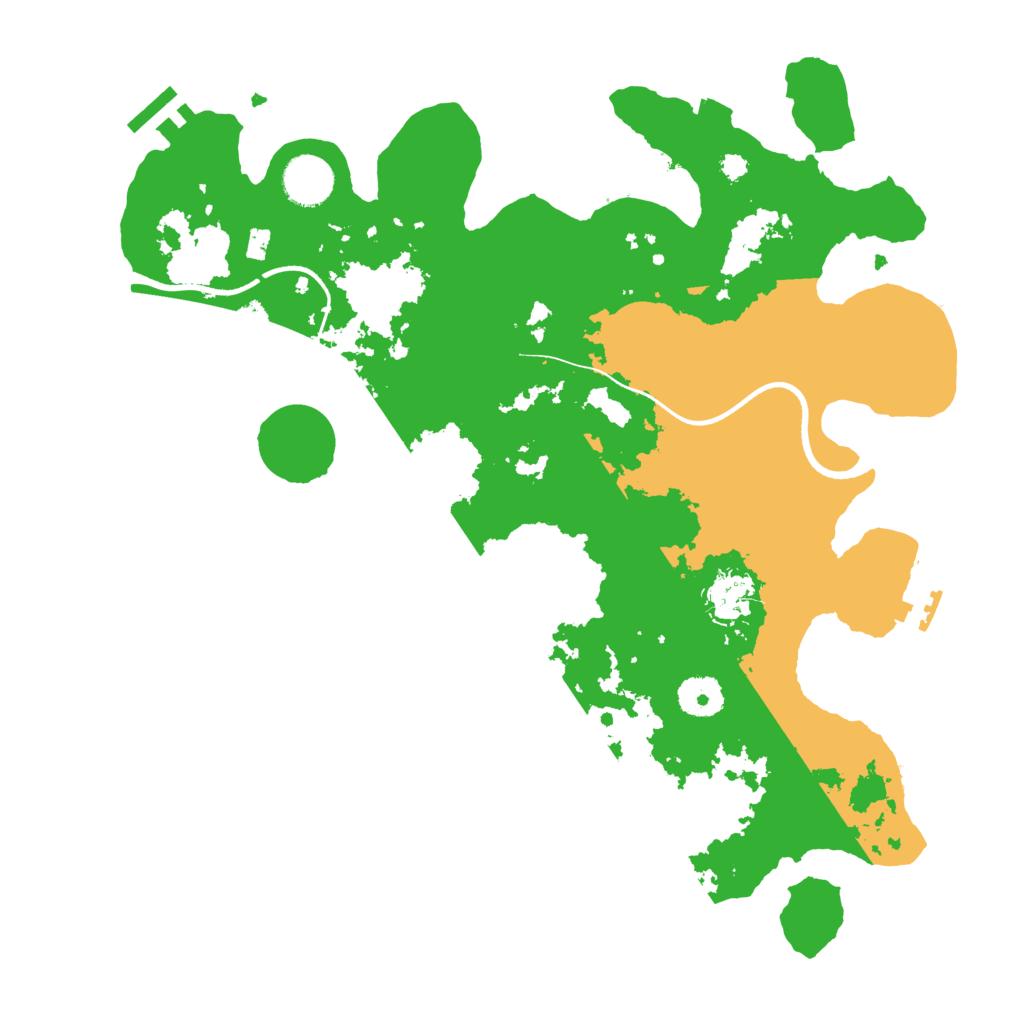 Biome Rust Map: Procedural Map, Size: 3550, Seed: 62216482