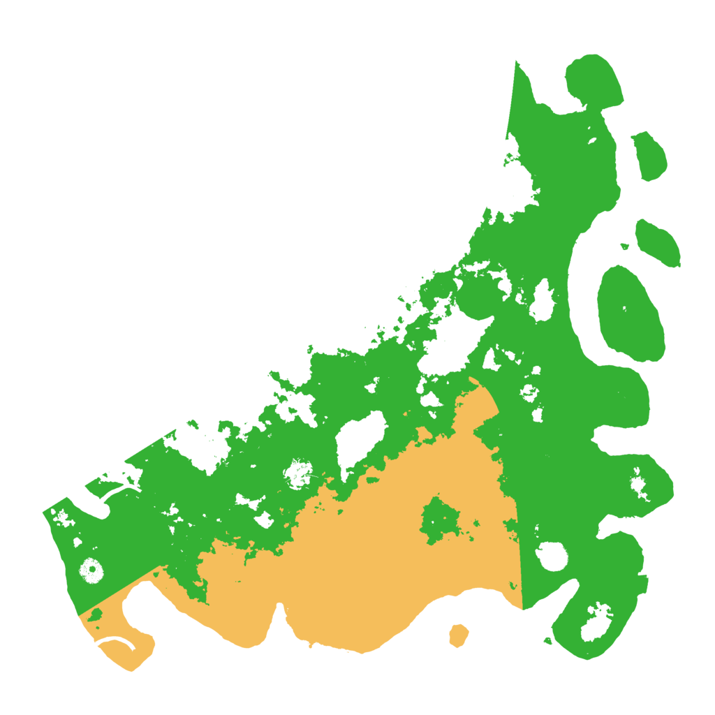 Biome Rust Map: Procedural Map, Size: 4500, Seed: 546874631