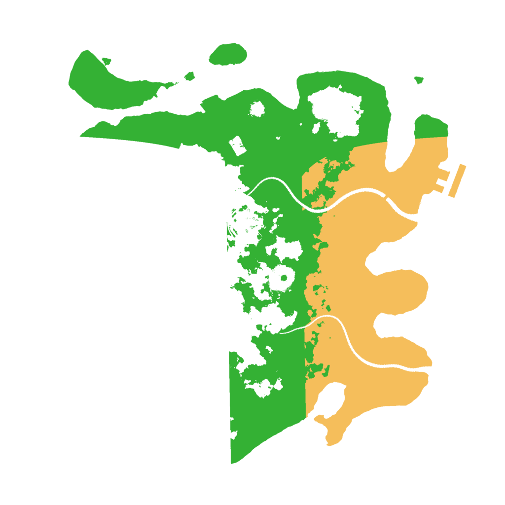 Biome Rust Map: Procedural Map, Size: 3000, Seed: 7703