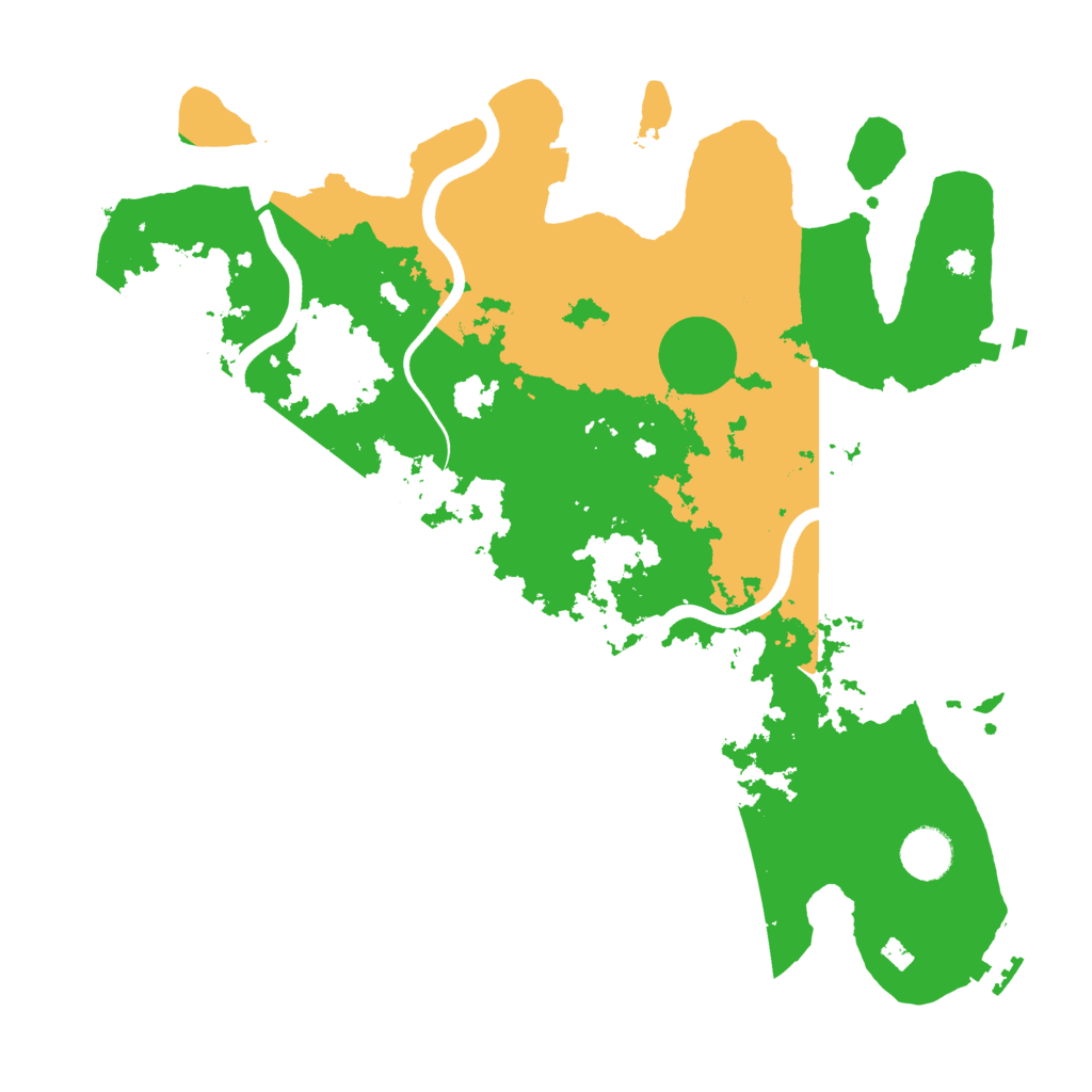 Biome Rust Map: Procedural Map, Size: 3700, Seed: 104756104