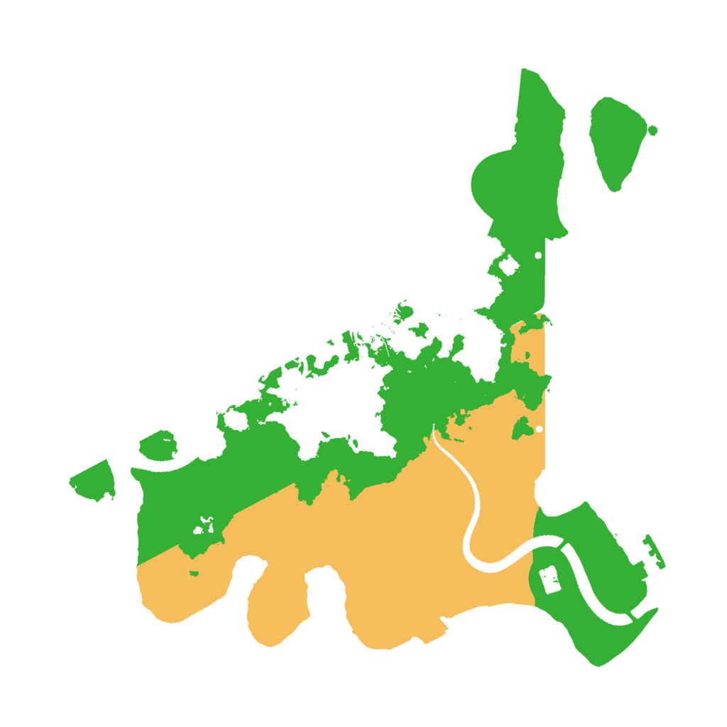 Biome Rust Map: Procedural Map, Size: 3000, Seed: 23503