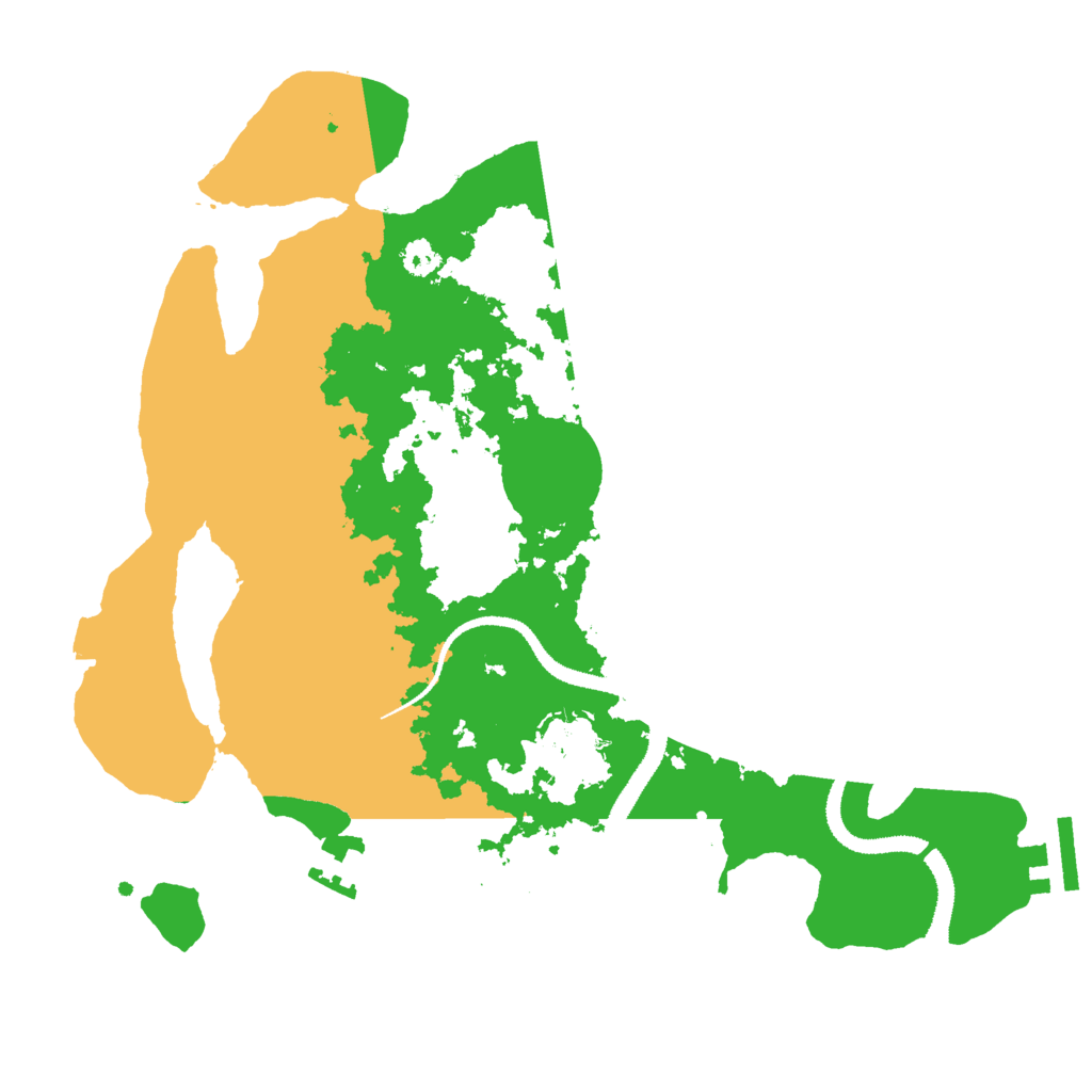 Biome Rust Map: Procedural Map, Size: 3000, Seed: 17160