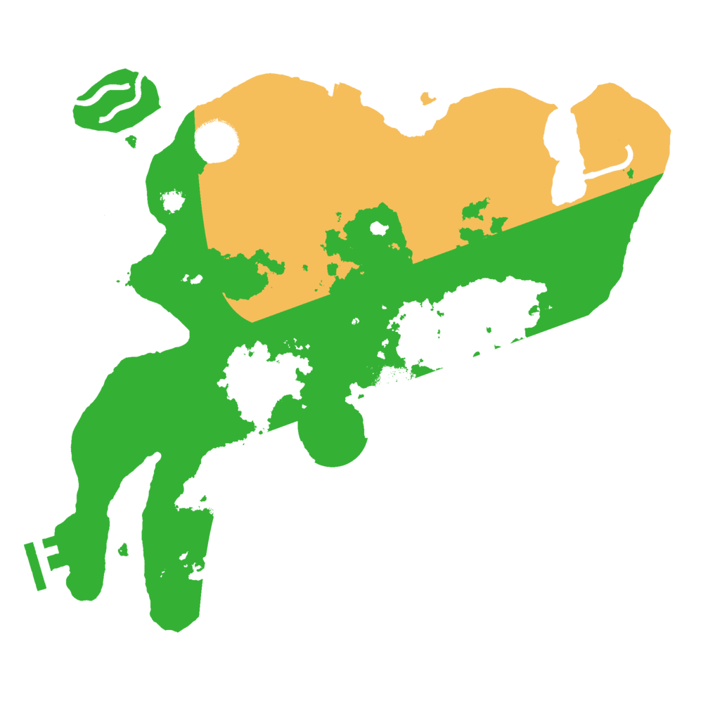 Biome Rust Map: Procedural Map, Size: 3000, Seed: 165474