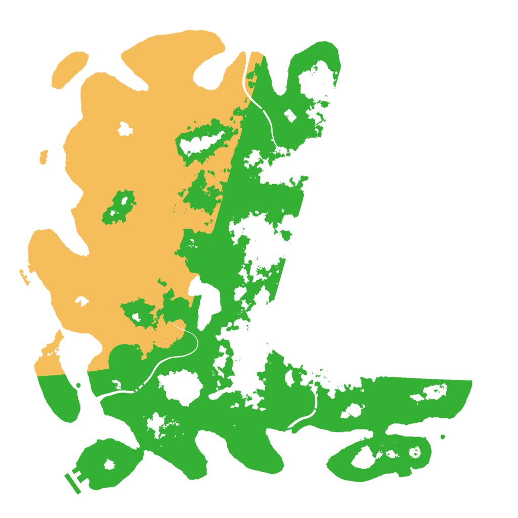 Biome Rust Map: Procedural Map, Size: 4500, Seed: 9755795