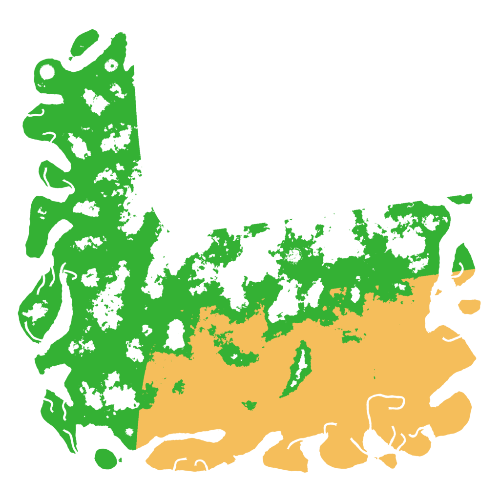 Biome Rust Map: Procedural Map, Size: 6000, Seed: 74539