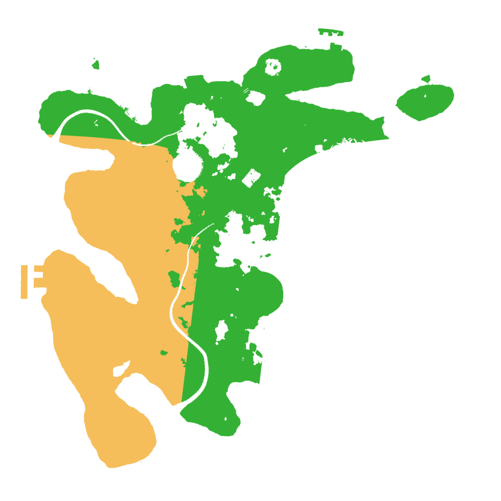 Biome Rust Map: Procedural Map, Size: 3000, Seed: 1934865