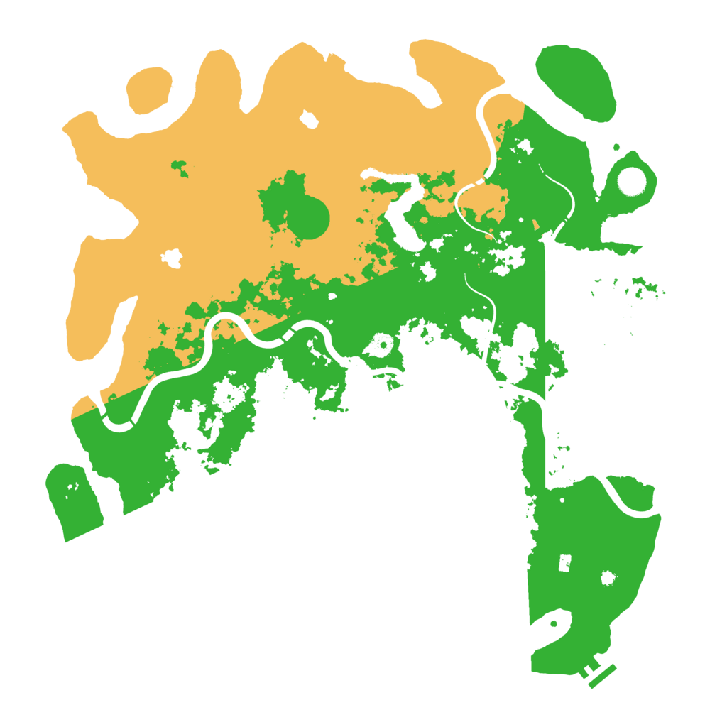 Biome Rust Map: Procedural Map, Size: 4520, Seed: 181470166