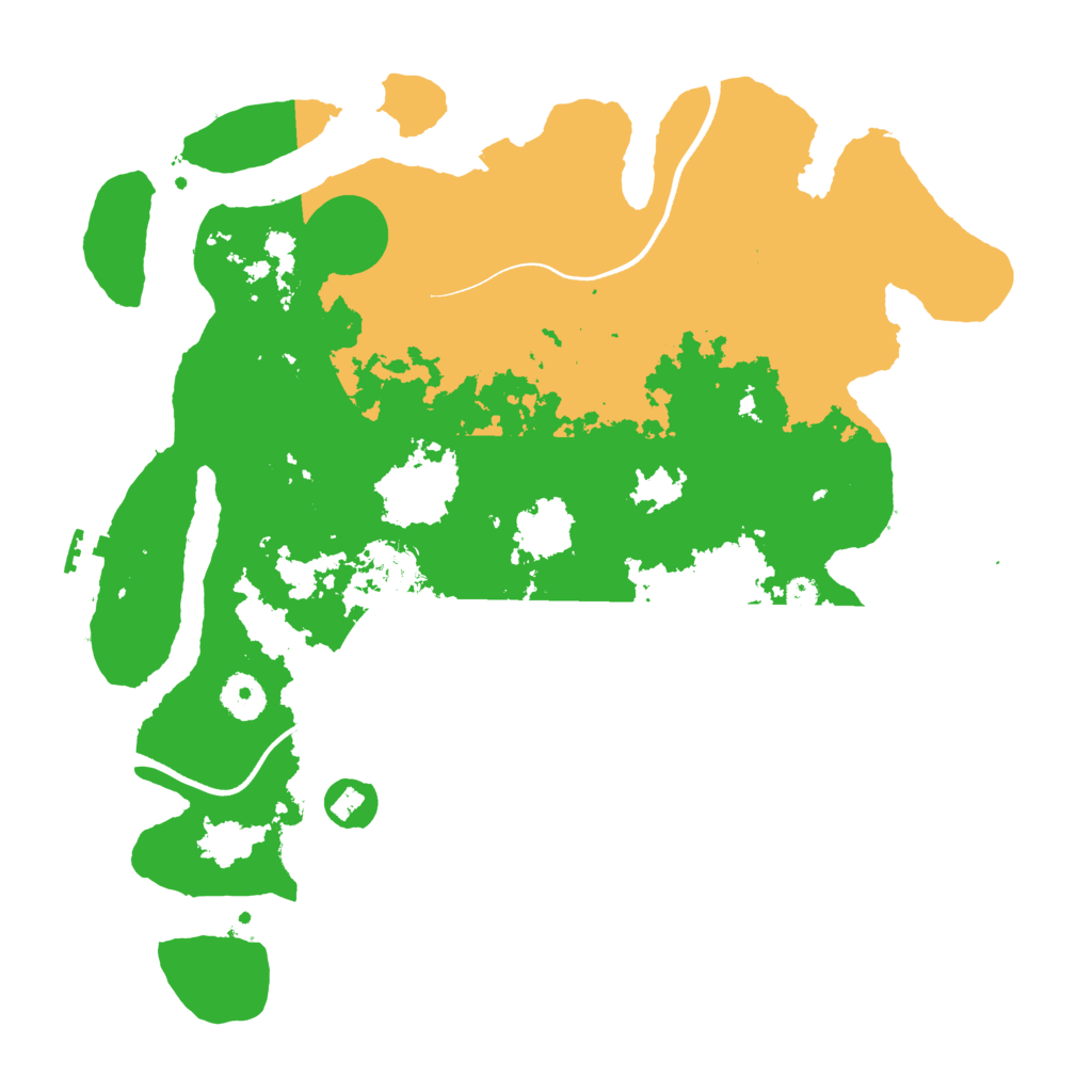 Biome Rust Map: Procedural Map, Size: 3650, Seed: 399475837