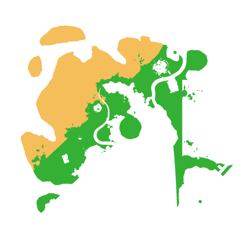 Biome Rust Map: Procedural Map, Size: 3000, Seed: 595131452