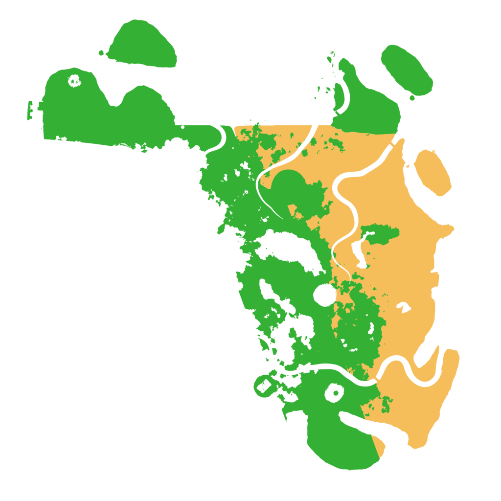 Biome Rust Map: Procedural Map, Size: 4000, Seed: 25412423