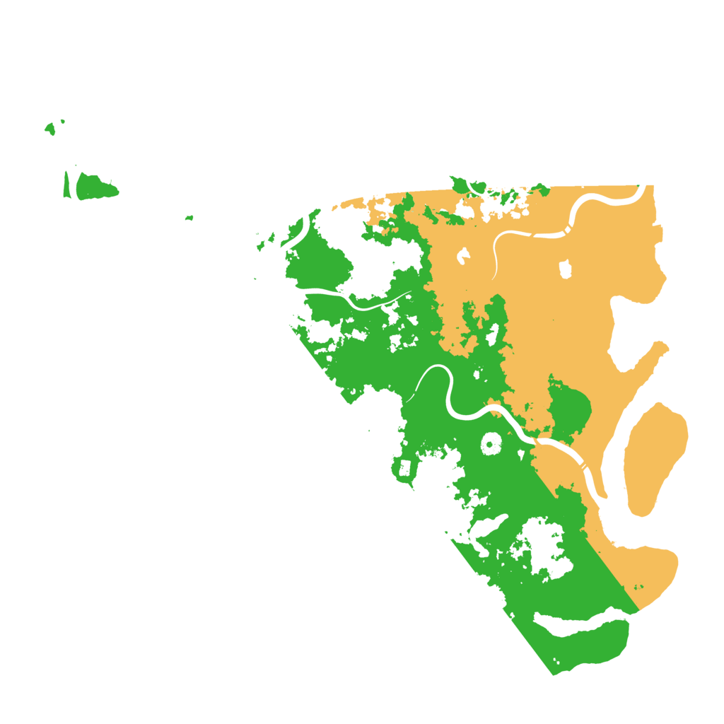 Biome Rust Map: Procedural Map, Size: 4850, Seed: 291100827