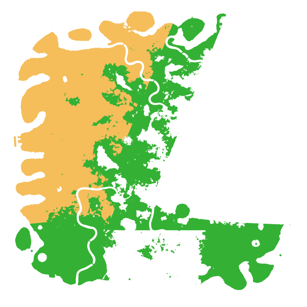 Biome Rust Map: Procedural Map, Size: 6000, Seed: 2109205639