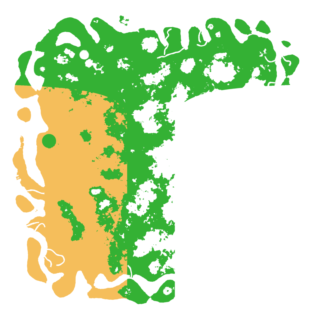 Biome Rust Map: Procedural Map, Size: 6000, Seed: 1390579877