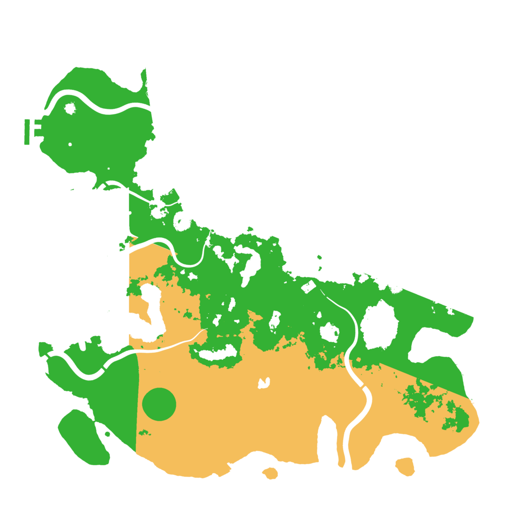 Biome Rust Map: Procedural Map, Size: 4100, Seed: 3278212