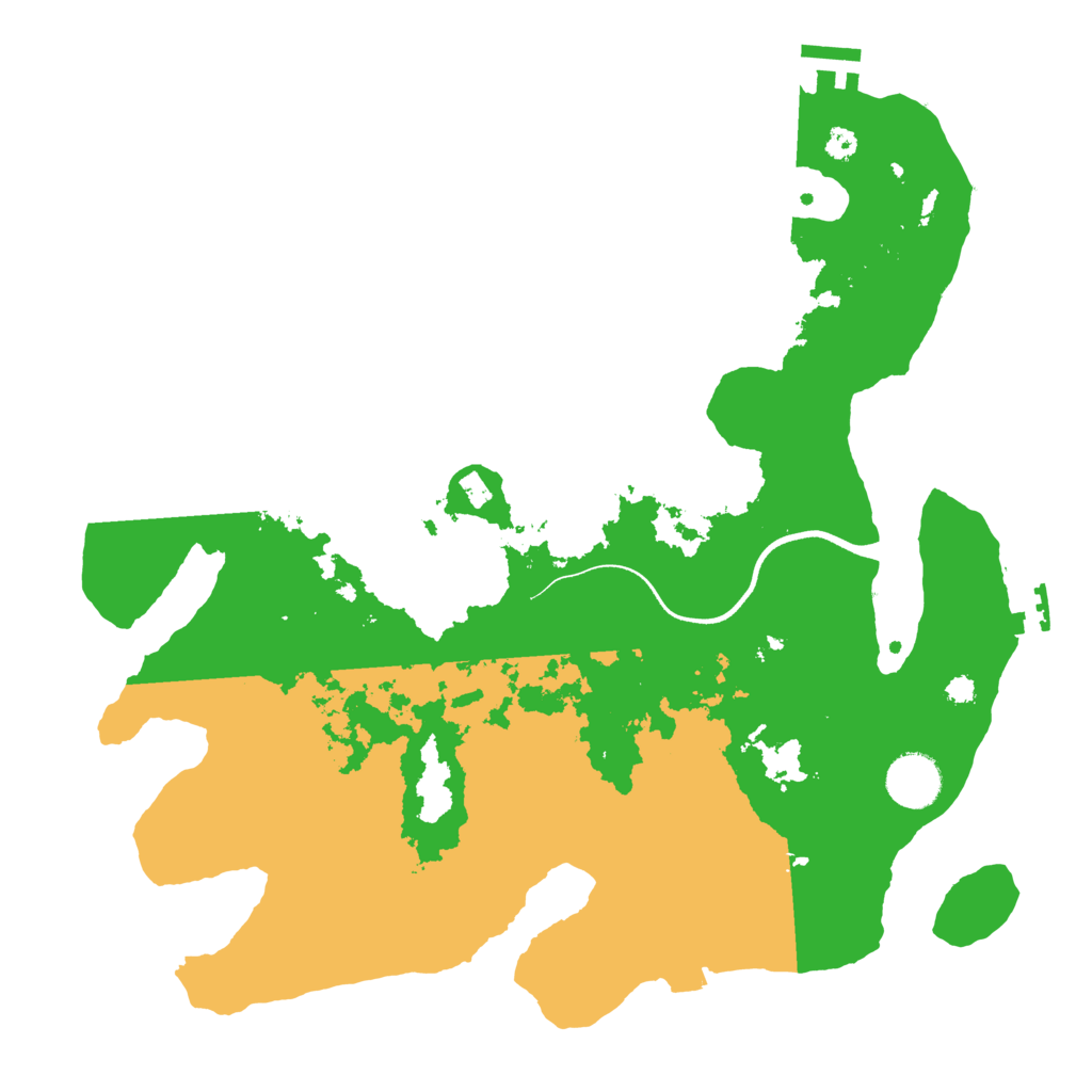 Biome Rust Map: Procedural Map, Size: 3500, Seed: 211643258