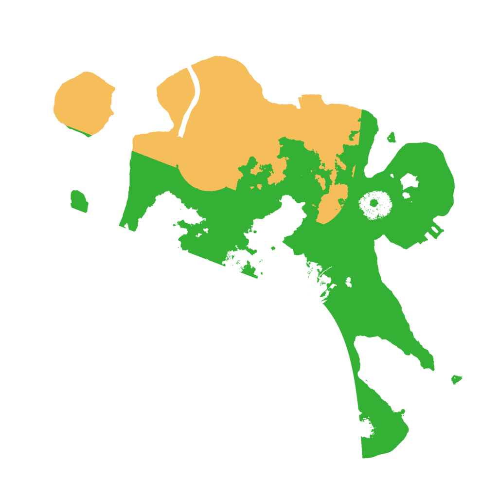 Biome Rust Map: Procedural Map, Size: 2500, Seed: 6742