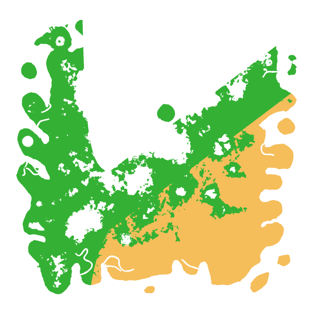 Biome Rust Map: Procedural Map, Size: 5000, Seed: 3452344