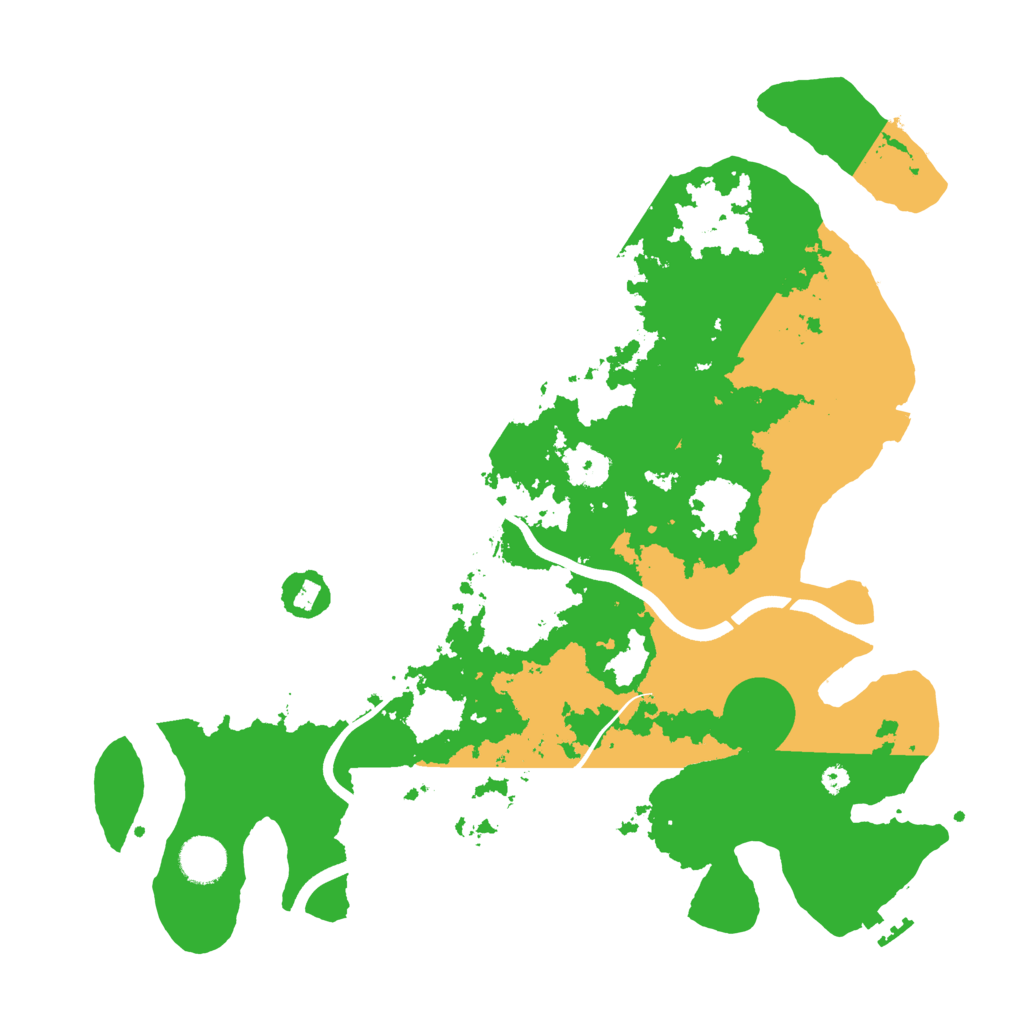 Biome Rust Map: Procedural Map, Size: 3800, Seed: 31604045