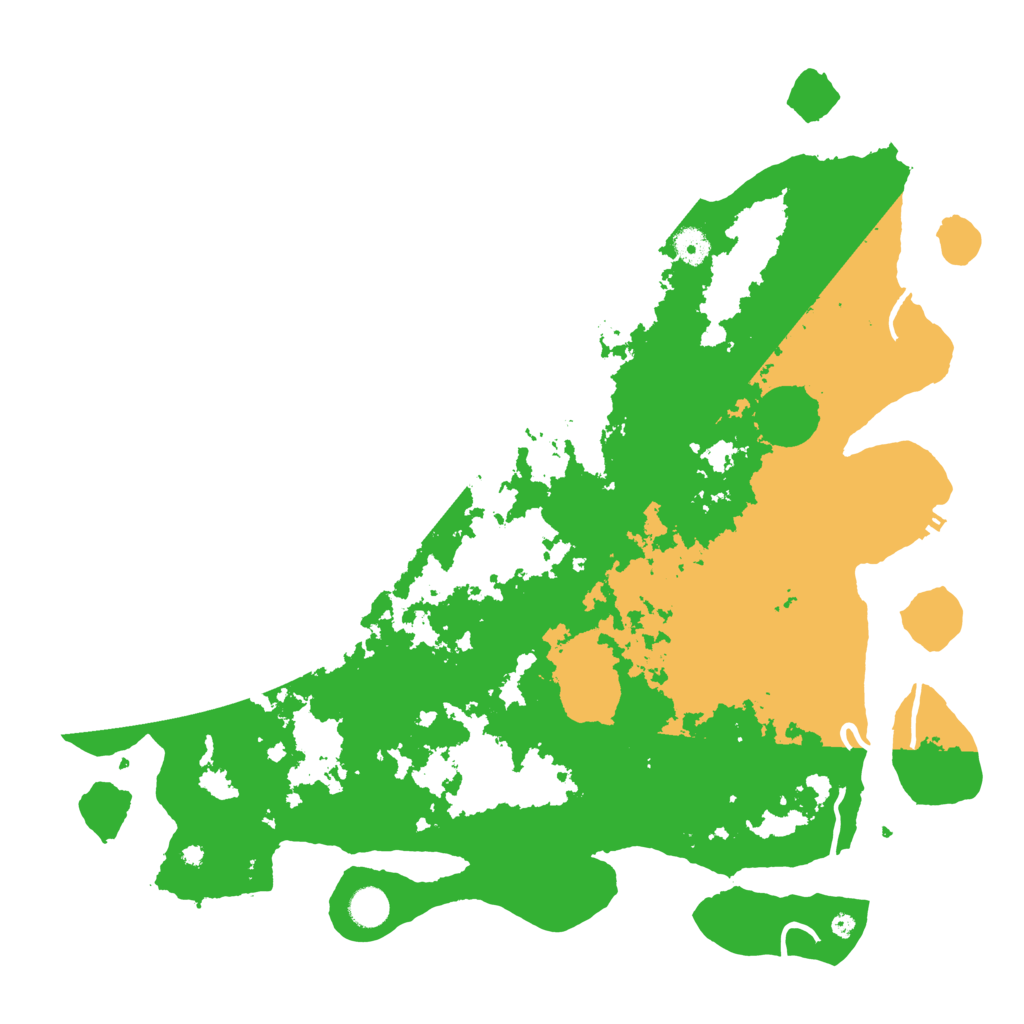 Biome Rust Map: Procedural Map, Size: 4500, Seed: 32213