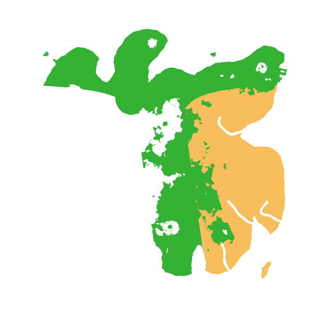 Biome Rust Map: Procedural Map, Size: 3000, Seed: 29851