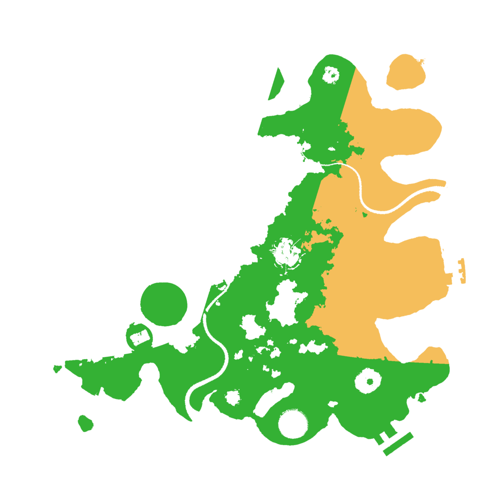 Biome Rust Map: Procedural Map, Size: 3000, Seed: 28663