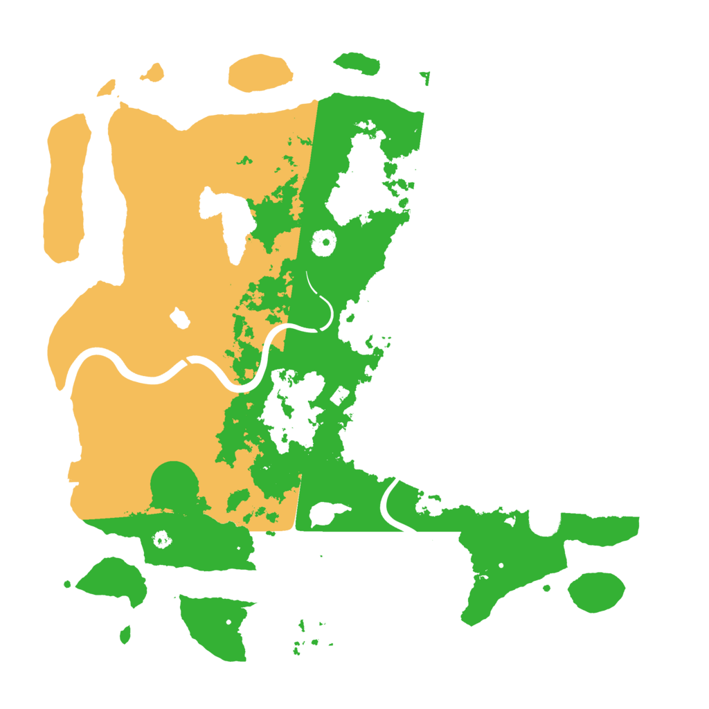 Biome Rust Map: Procedural Map, Size: 4050, Seed: 124485697