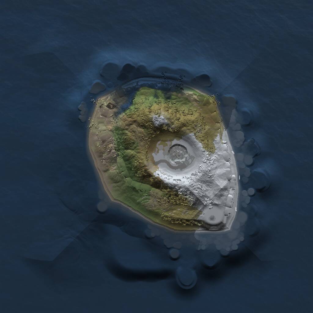 Rust Map: Procedural Map, Size: 1000, Seed: 1079433790, 2 Monuments