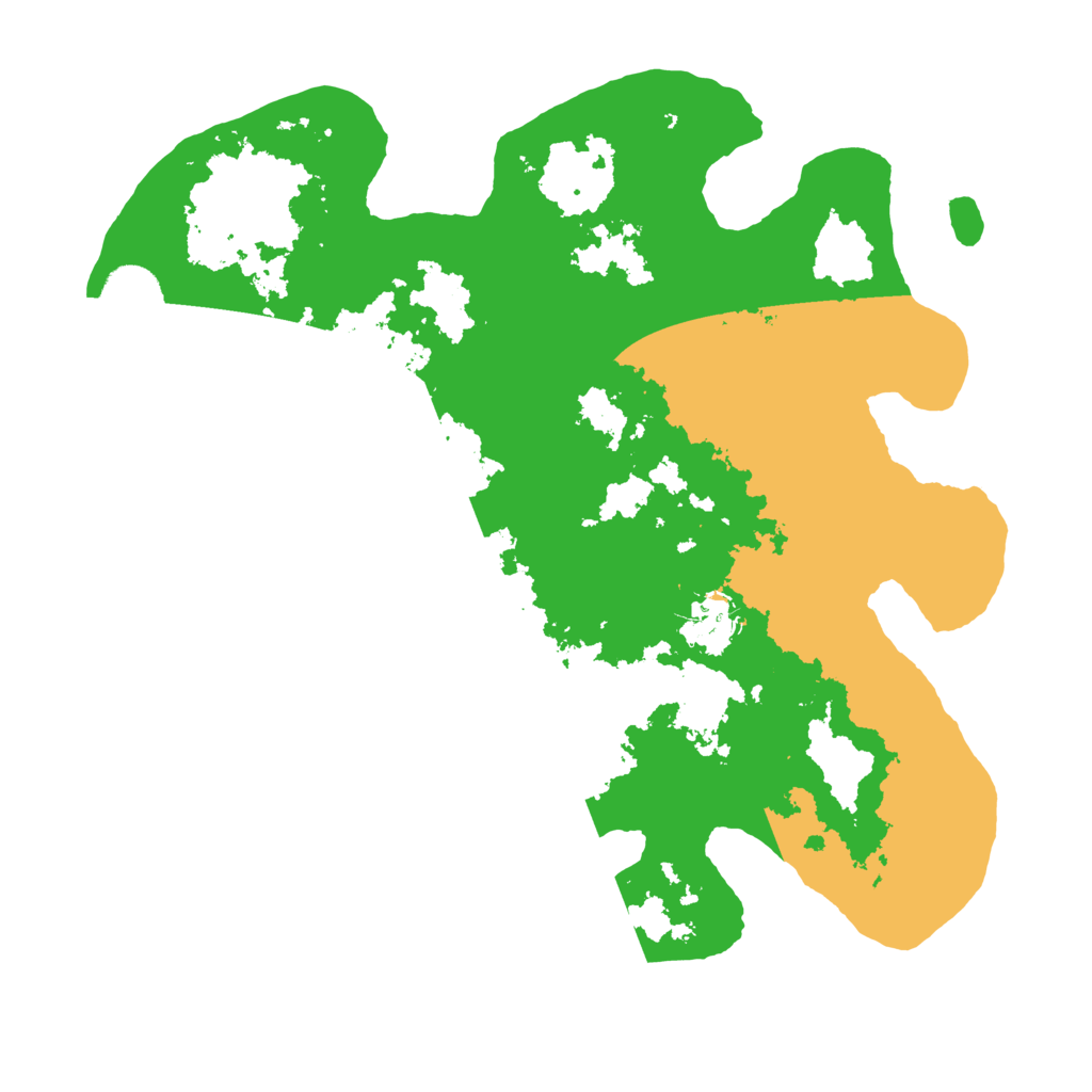 Biome Rust Map: Barren, Size: 3500, Seed: 323984208