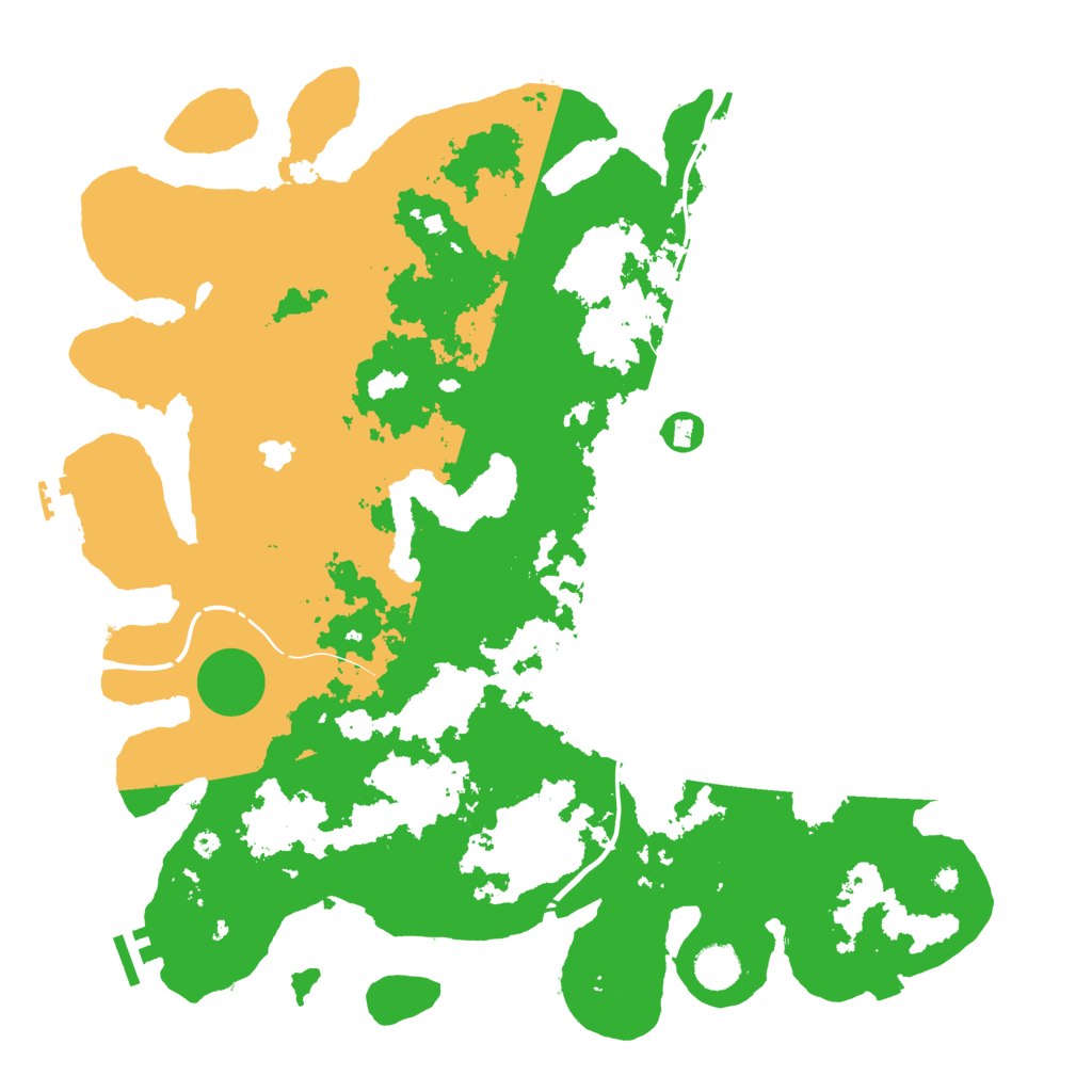 Biome Rust Map: Procedural Map, Size: 4250, Seed: 1322086551