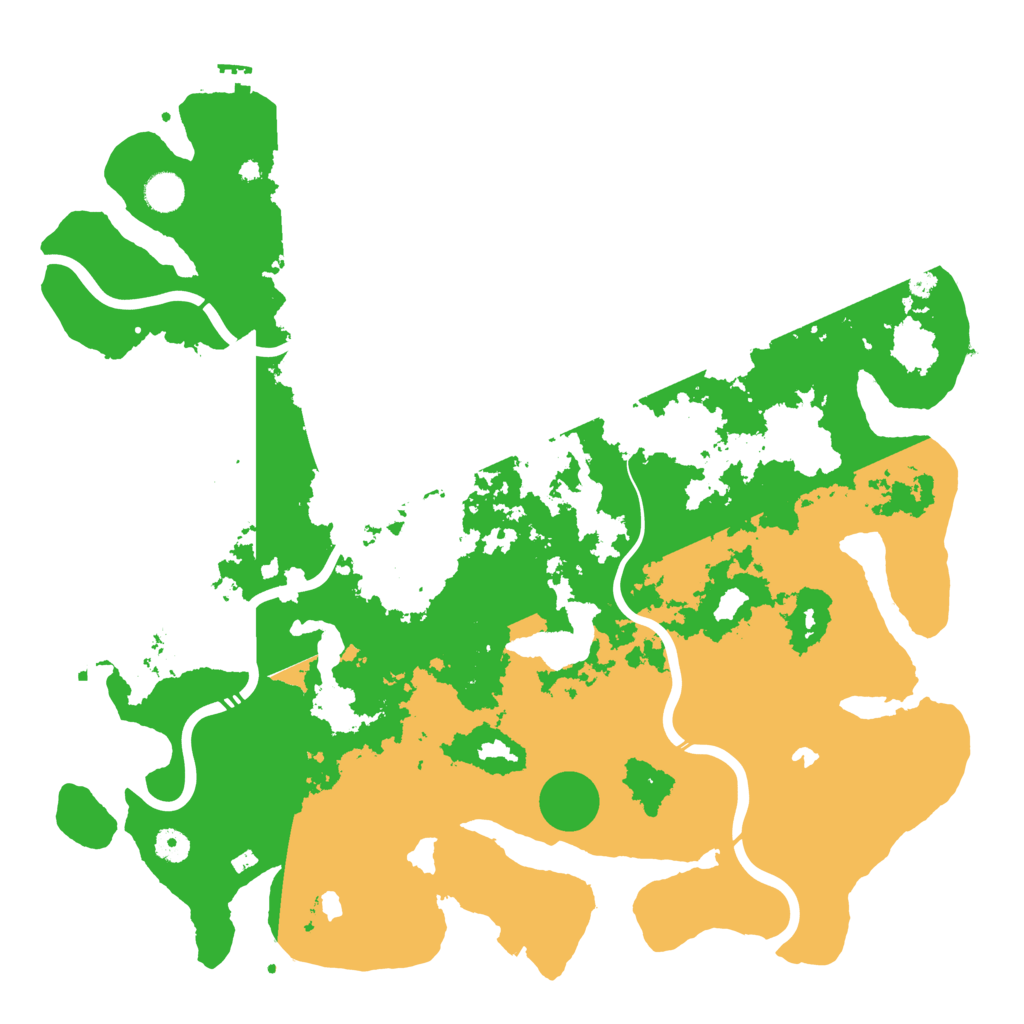 Biome Rust Map: Procedural Map, Size: 4500, Seed: 40001