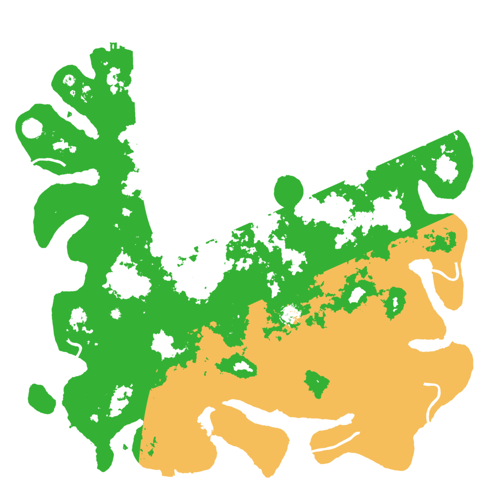 Biome Rust Map: Procedural Map, Size: 4500, Seed: 40001