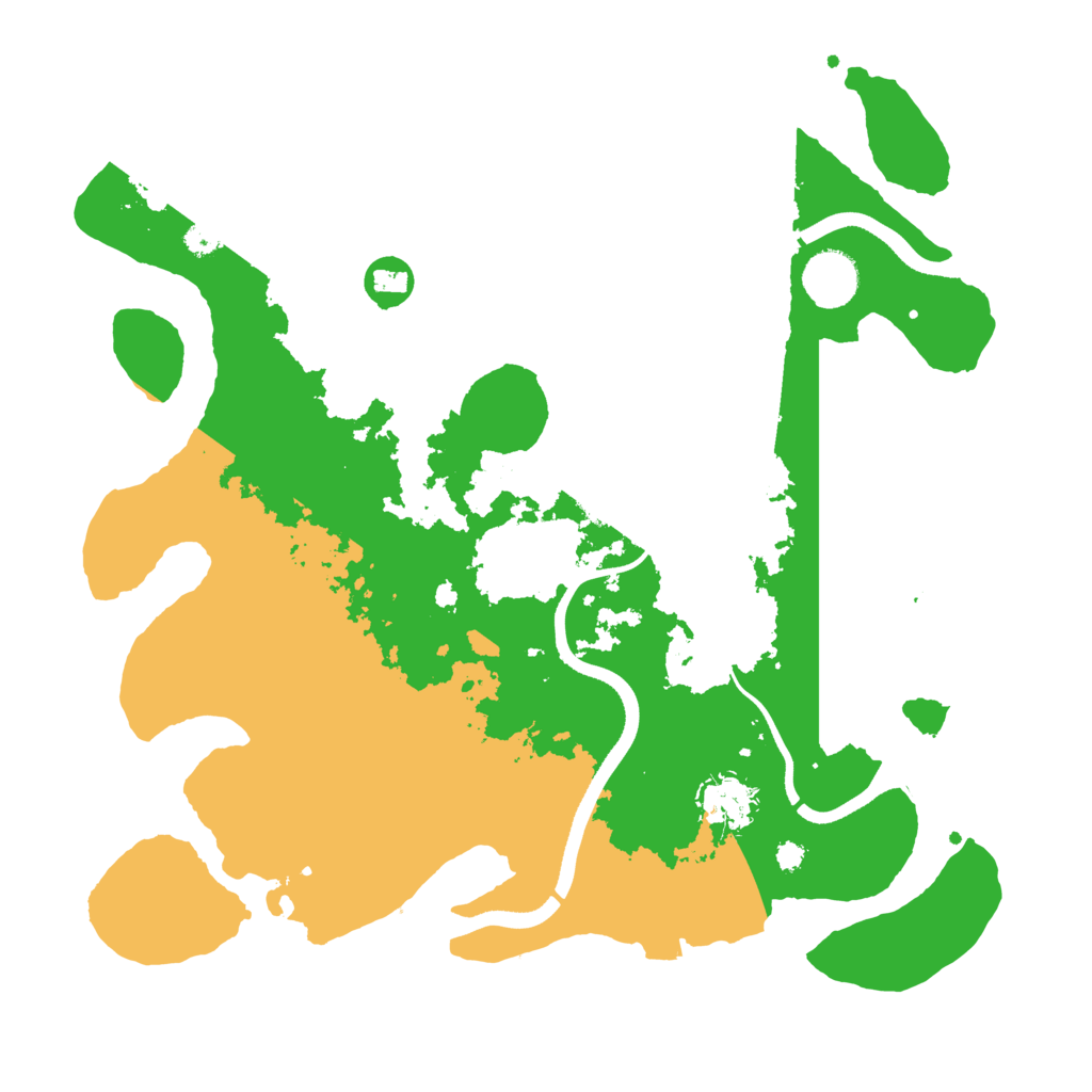 Biome Rust Map: Procedural Map, Size: 3500, Seed: 1756841600