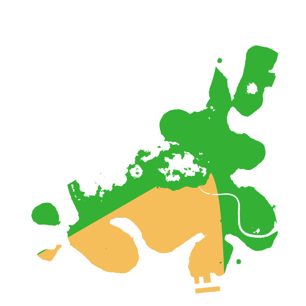 Biome Rust Map: Procedural Map, Size: 2500, Seed: 2016221908